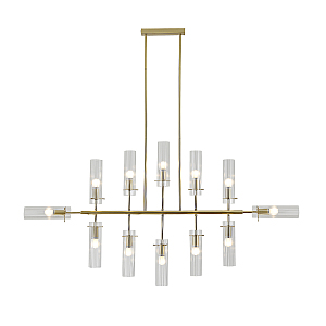 Люстра на штанге Saetta V000565 11053/12R Gold