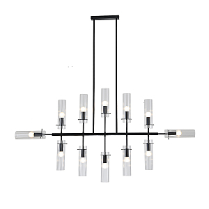 Люстра на штанге Saetta V000566 11053/12R Black