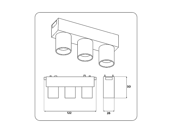 Трековый светильник Track System GV1503