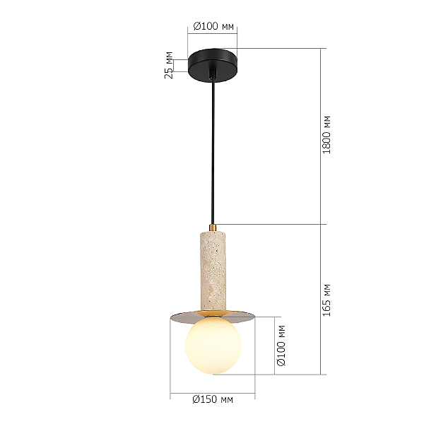 Светильник подвесной Earthy SL1194.303.01