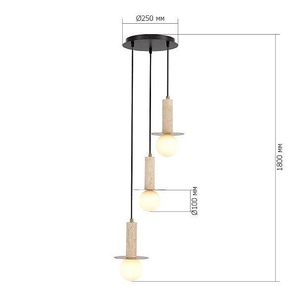 Светильник подвесной Earthy SL1194.303.03