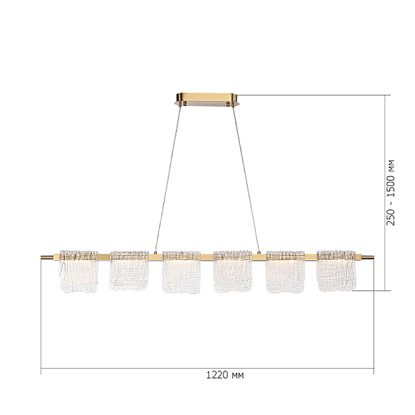 Светильник подвесной Voile SL6021.203.36