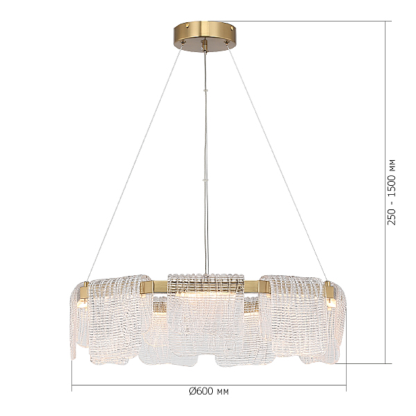 Подвесная люстра Voile SL6021.203.54