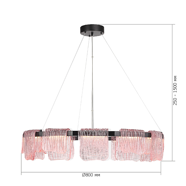 Подвесная люстра Voile SL6021.403.66