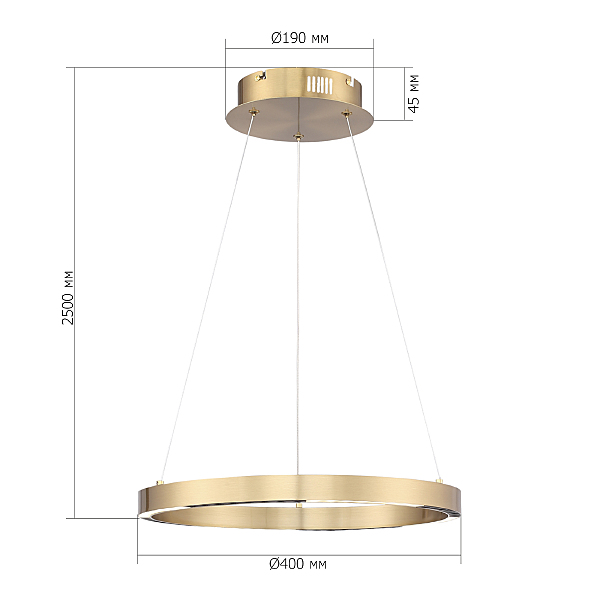 Подвесная люстра Parilla SL6238.323.01