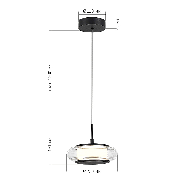 Светильник подвесной Frittela SL6239.403.01