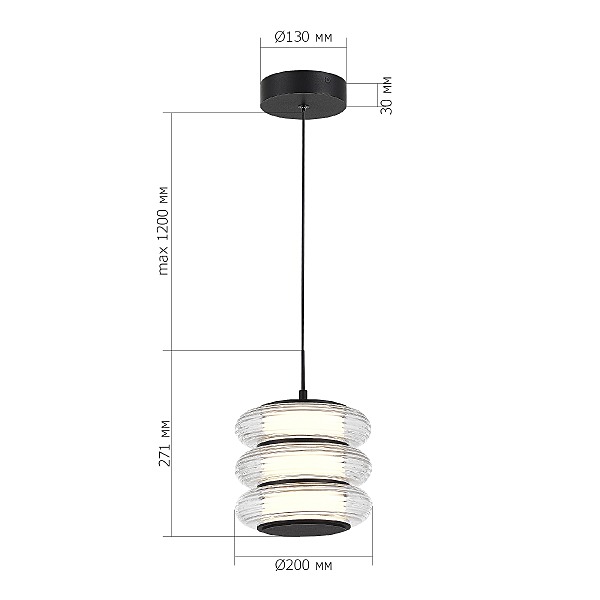 Светильник подвесной Frittela SL6239.403.03