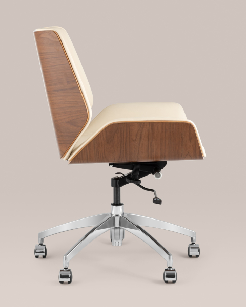 Кресло офисное Crown A312-A 8383-1 walnut back