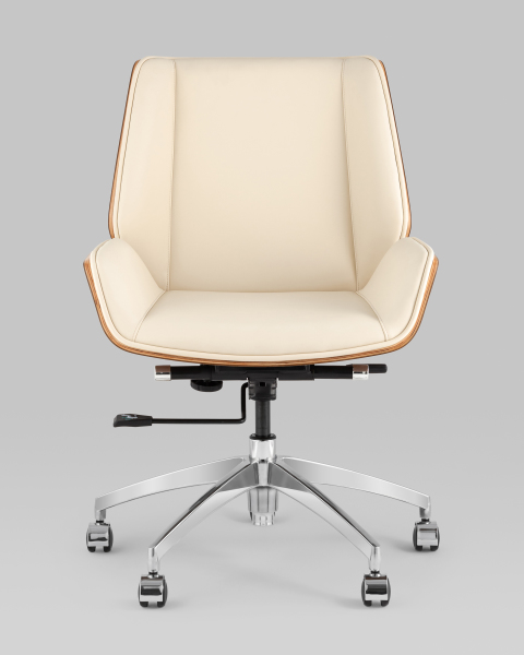 Кресло офисное Crown A312-A 8383-1 walnut back