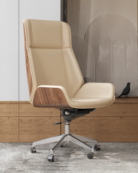 Компьютерное кресло Crown A312 8383-1 walnut back