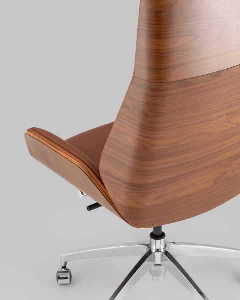 Компьютерное кресло Crown A312 8383-14 walnut back
