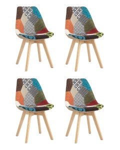 Комплект стульев Frankfurt Y863 patchwork X4
