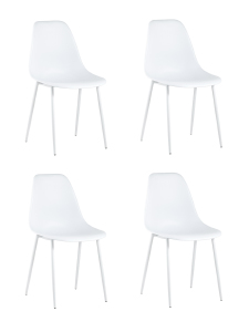 Комплект стульев Kon KONWIN CHAIR WHITE X4