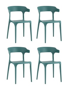 Комплект стульев Neo SL-7082 dark blue 66014 X4