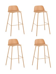 Комплект стульев Mist 8063T 75 yellow Y06 X4