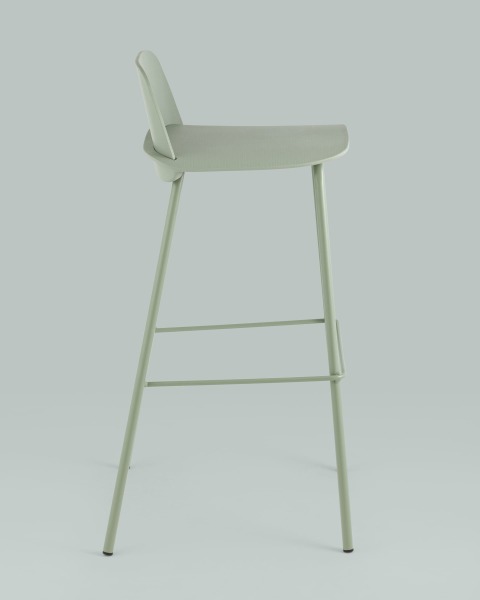 Комплект стульев Mist 8063T 75 greyish green 70077 X4