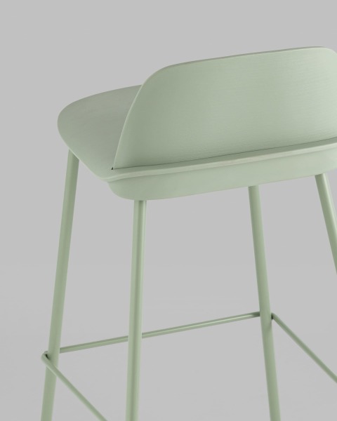 Комплект стульев Mist 8063T 75 greyish green 70077 X4