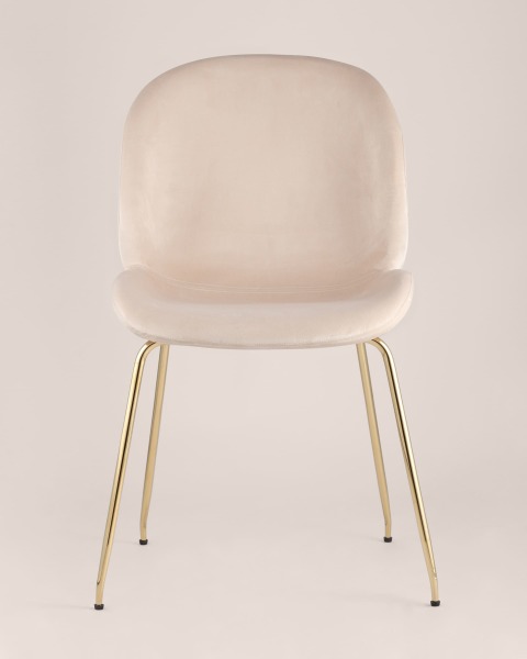 Комплект стульев Beetle 8329 VELVET BEIGE X2