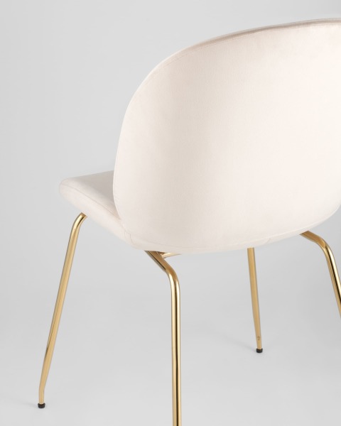 Комплект стульев Beetle 8329 VELVET BEIGE X2