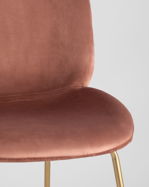 Комплект стульев Beetle 8329 VELVET DARK PINK X2