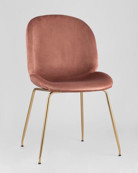 Комплект стульев Beetle 8329 VELVET DARK PINK X2