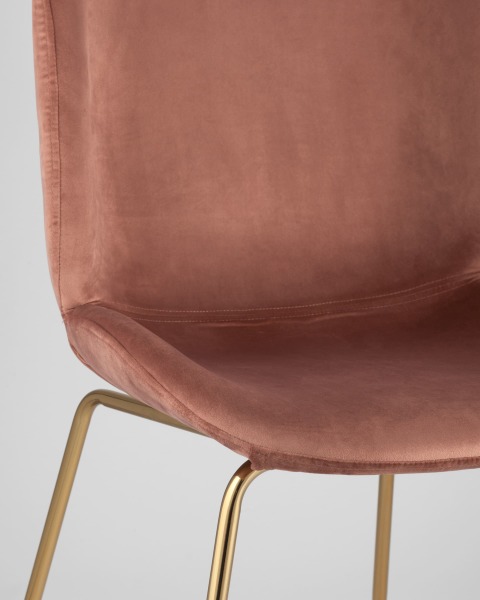 Комплект стульев Beetle 8329 VELVET DARK PINK X2