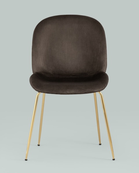 Комплект стульев Beetle 8329 VELVET BROWN X2
