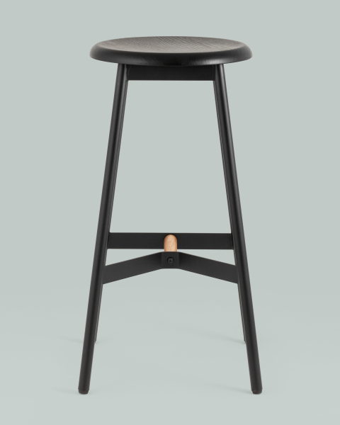 Комплект стульев Knobb 9117H75 black X2