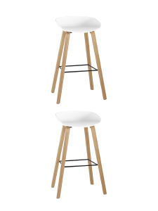 Комплект стульев Libra 8319 WHITE X2