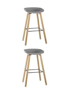 Комплект стульев Libra 8319 GREY X2