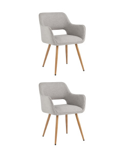 Комплект стульев Кромвель CROMWELL II GREY X2