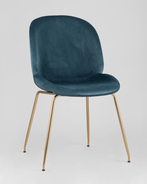 Комплект стульев Beetle 8329 VELVET BLUE X2