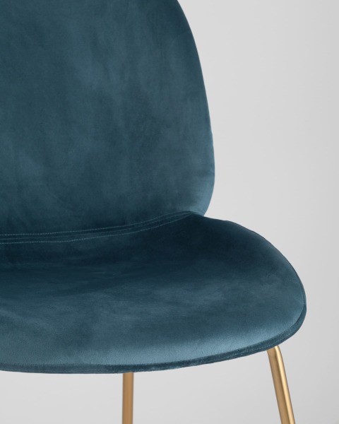 Комплект стульев Beetle 8329 VELVET BLUE X2