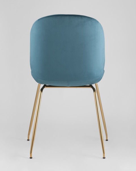 Комплект стульев Beetle 8329 VELVET BLUE X2