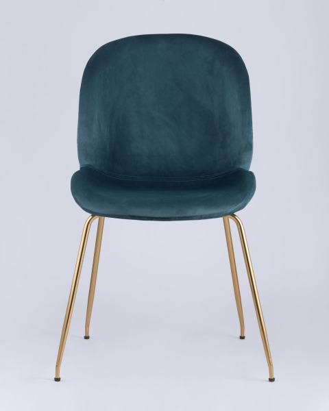 Комплект стульев Beetle 8329 VELVET BLUE X2