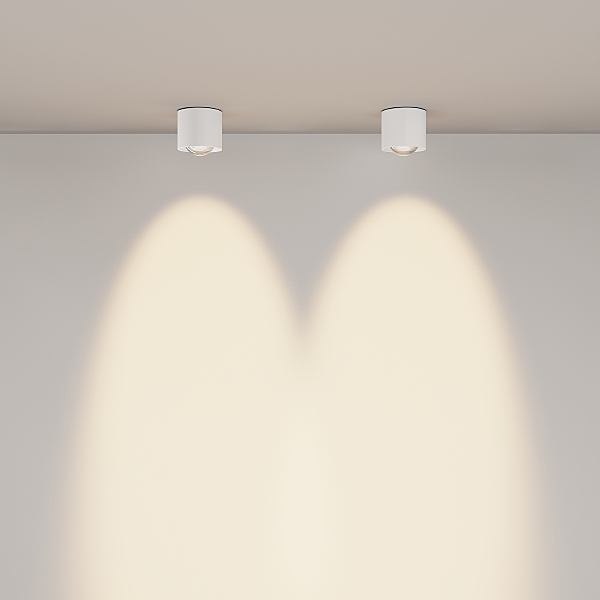 Уличный потолочный светильник Lens C217CL-15W3K-W