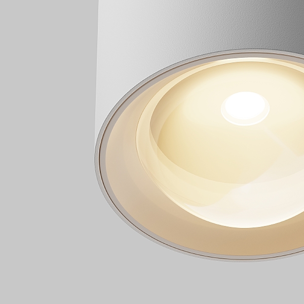 Уличный потолочный светильник Lens C217CL-15W3K-W