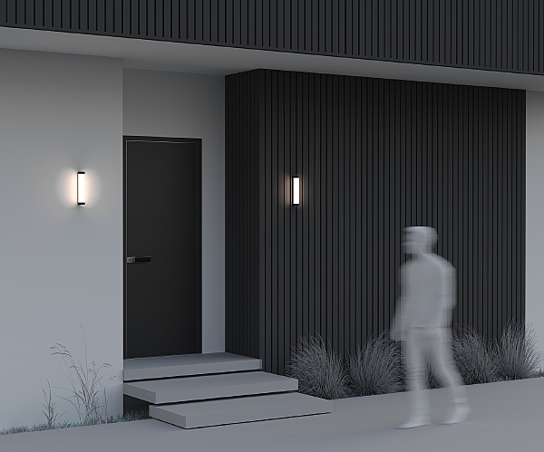 Уличный настенный светильник Rounge O482WL-L12B3K