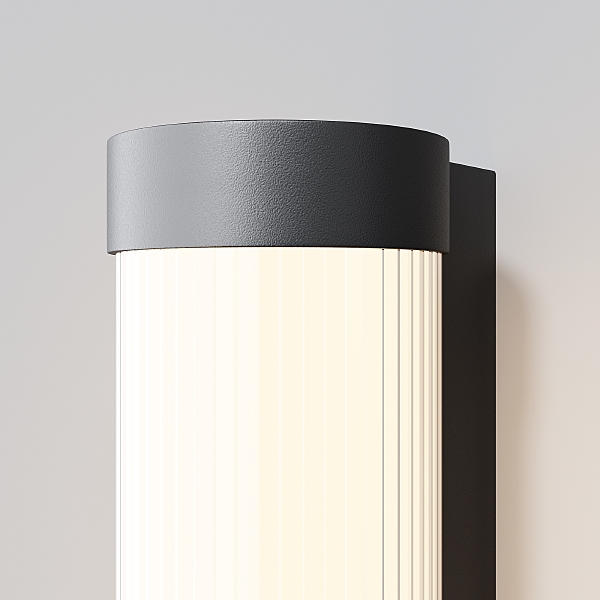 Уличный настенный светильник Rounge O482WL-L16B3K