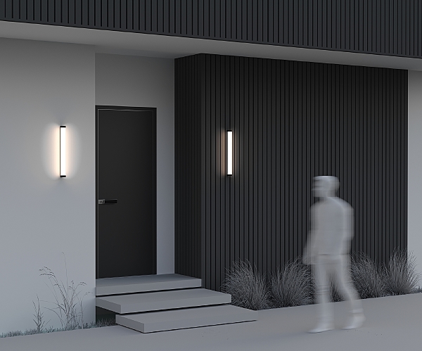 Уличный настенный светильник Rounge O482WL-L16B3K