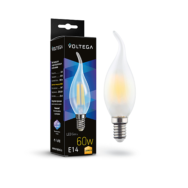 Светодиодная лампа Candel wind matt 6W 7210