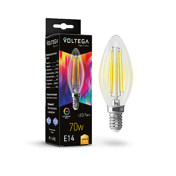 Светодиодная лампа Cangle E14 7W High CRI 7216