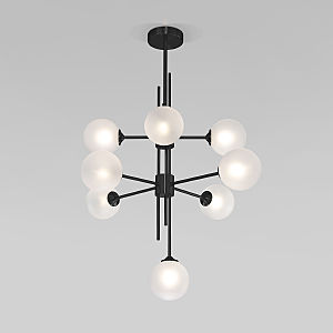 Потолочная люстра Volver 50383 черный Smart