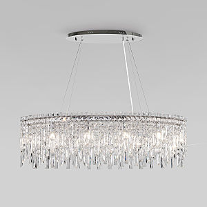 Подвесная люстра Blitz 60159/10 хром/ прозрачный хрусталь Strotskis Smart