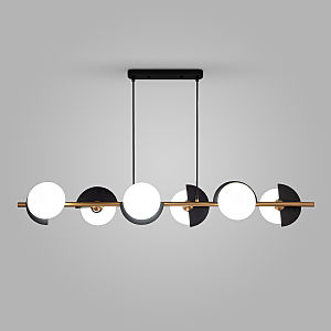 Светильник подвесной Moity 70149/6 черный/латунь Smart