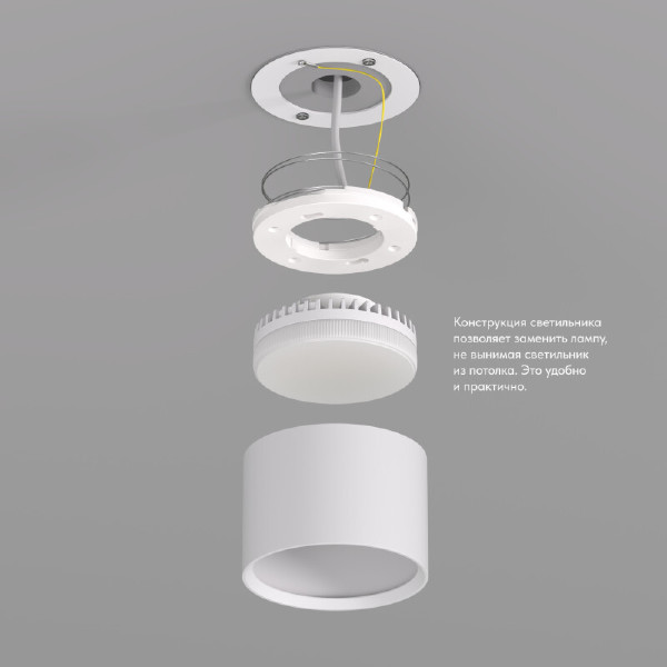 Накладной светильник Lund DK2601-WH