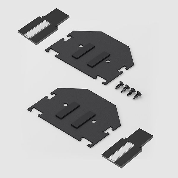 Заглушка Slim Magnetic Slim Magnetic Комплект заглушек для шинопровода в натяжной потолок: торцевая и внутренняя (черный) 85233/00