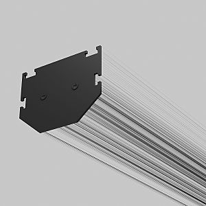 Заглушка Slim Magnetic Slim Magnetic Комплект заглушек для шинопровода в натяжной потолок: торцевая и внутренняя (черный) 85233/00