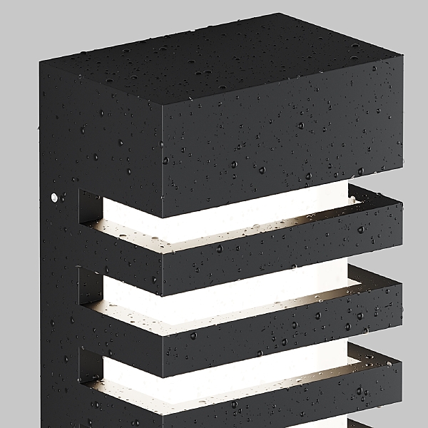 Уличный настенный светильник Remsa O034WL-01B