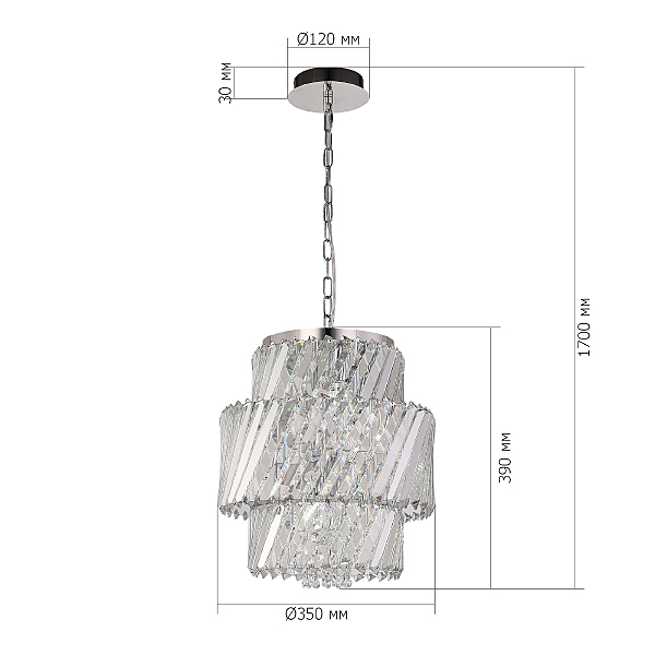Подвесная люстра Ritz SL6138.303.04